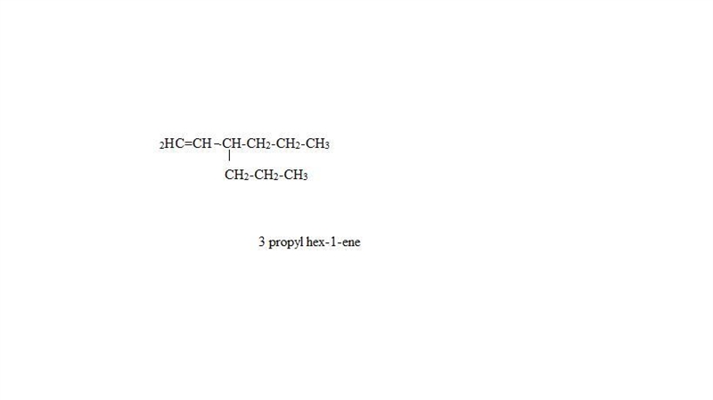 Can you help me with drawing the strcture of this compound?3 propyl hex-1-ene​-example-1