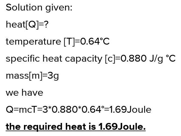 1. Specific Heat Capacity. A. Heat on concrete The specific heat capacity of concrete-example-1