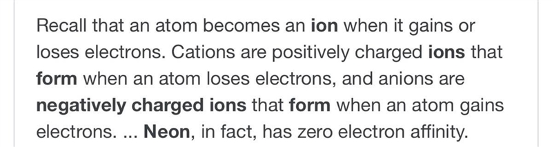 How does sodium become a negative ion of neon-example-1