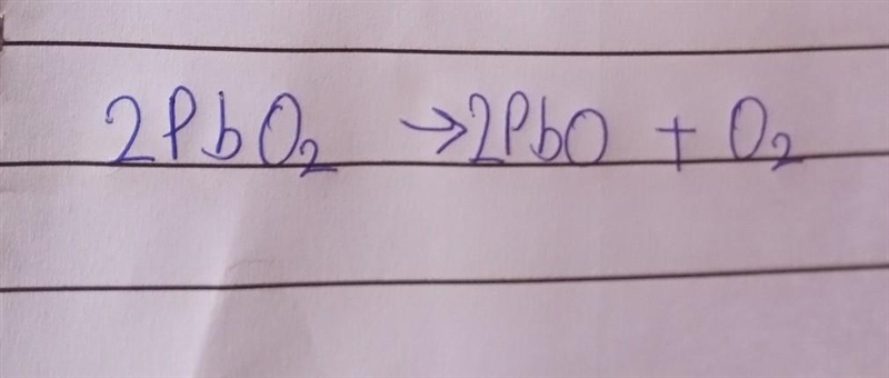 Balance the following reactions: 1. PbO2 → PbO + O2-example-1