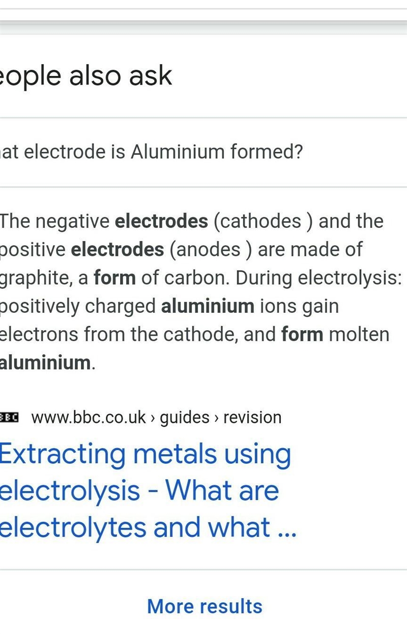 Please Help Me. Thank You!!! Molten aluminium is formed at the ____________ electrode-example-1