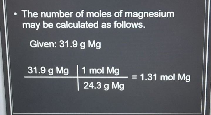 What is the empirical formula for a compound which is composed of 31.9 g of Mg and-example-1