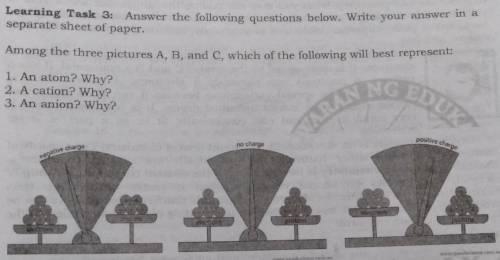 Learning Task 3: Answer the following separate sheet of paper. Among the three pictures-example-1