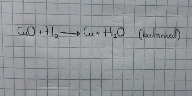 For the following word equations, write it as a chemical equation, then balance it-example-1