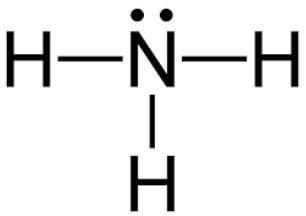 What is the correct Lewis structure for a molecule of ammonia, NH3? :-N-A H-N-H Н-example-1