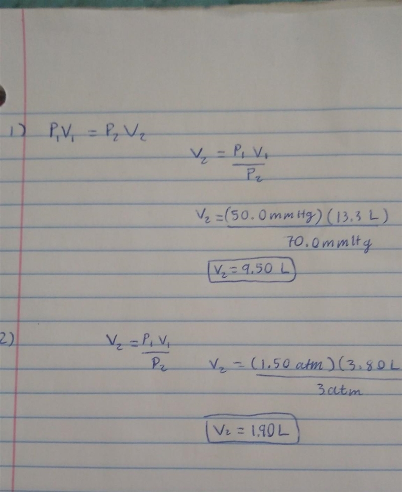 Boyle's Law Problems Charles' Law Problems ​-example-1