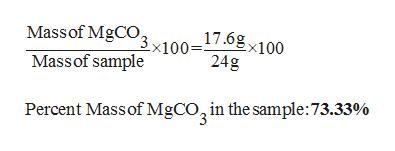 30. A solid sample contains only CaCO3, and MgCO3. To completely react the CaCO3 and-example-4