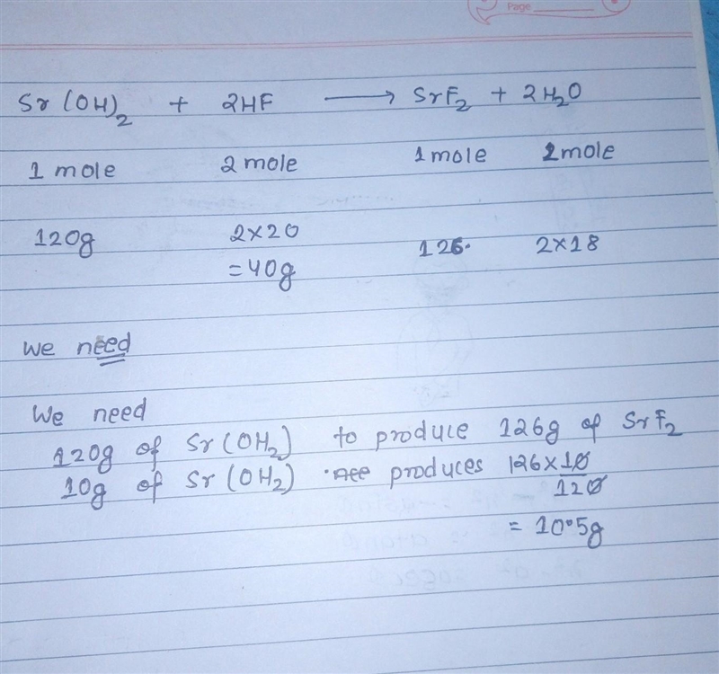 PLZ HELP!!! What mass of SrF_(2) can be prepared from the reaction of 10.0g Sr(OH-example-1