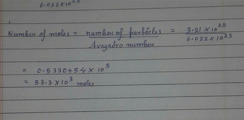 How many moles are 3.21x10^28 moles of N2-example-1