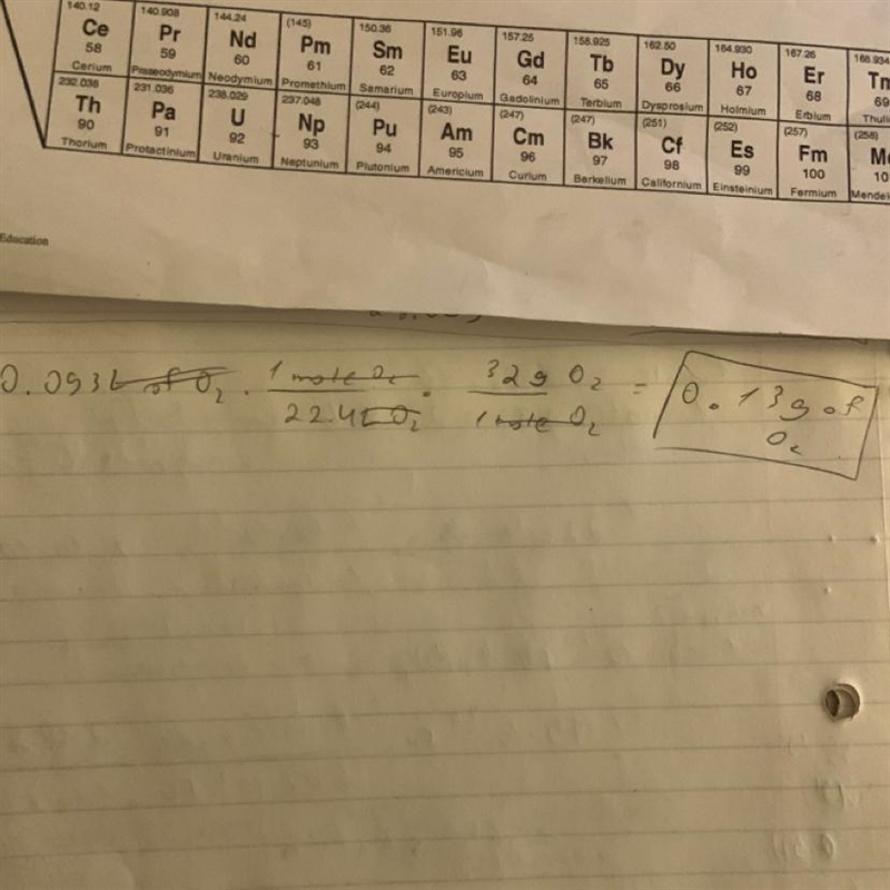 How many grams are in .093 liters of o2, gas at STP?-example-1