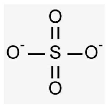 What is the chemical formula for Sulphate...​-example-1