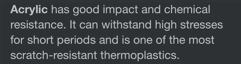 What thermoplastic has really good insulation properties?​-example-1