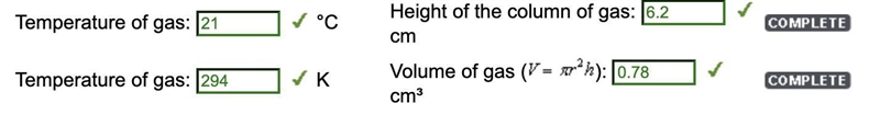 Step 5: Measuring the Volume of Air Near 20°C (Room Temperature) temperature of gas-example-1