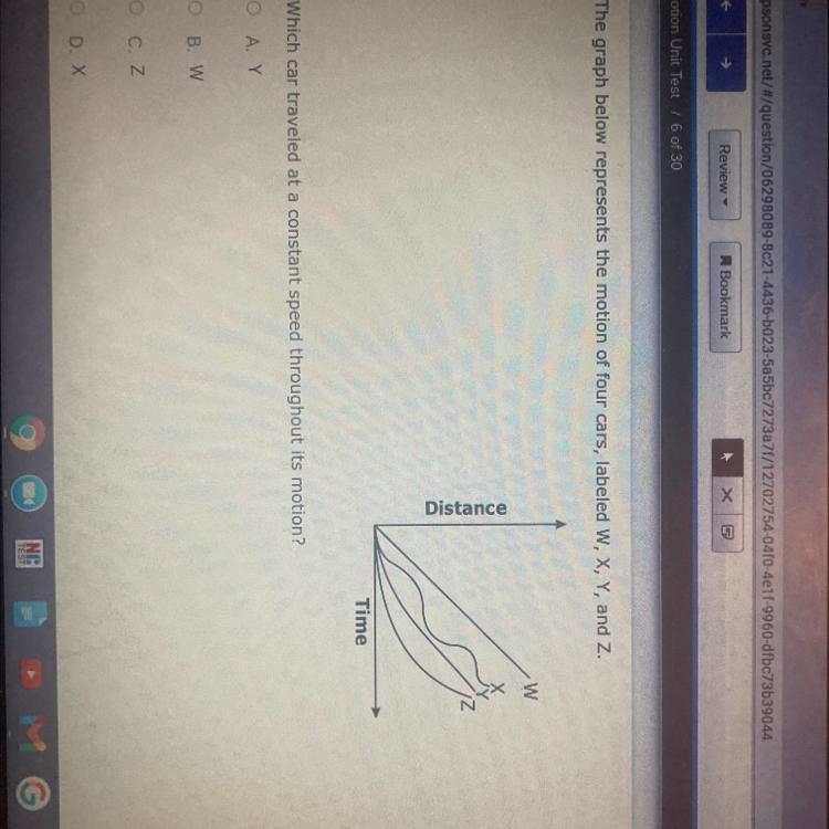 Which car traveled at a constant speed throughout it’s motion?-example-1