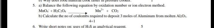 Balance the equation .......qn 5.......help​-example-1