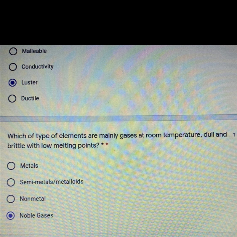 Guys help me pls Which of type of elements are mainly gases at room temperature, dull-example-1