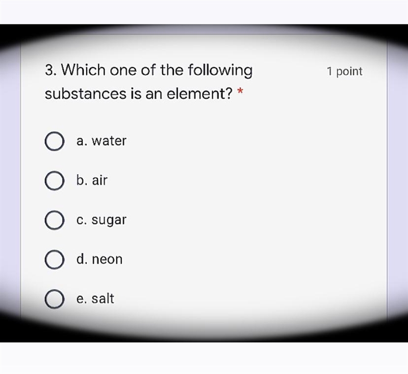 Pt3 science...... Select correct answer ♡ !-example-1