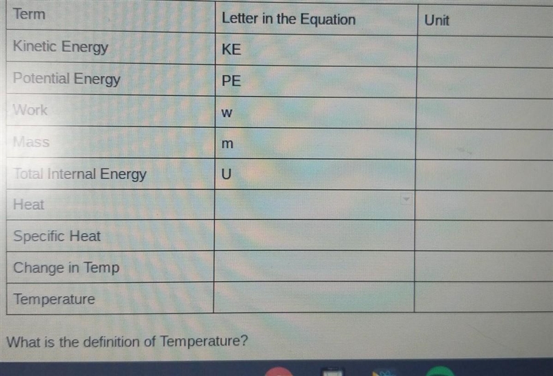 What is the letter in the equation for heat​-example-1