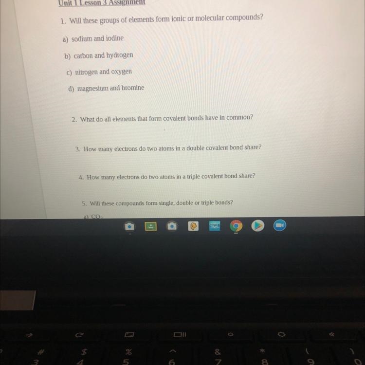 Will these groups of elements form ionic or molecular compounds? sodium and Iodine-example-1