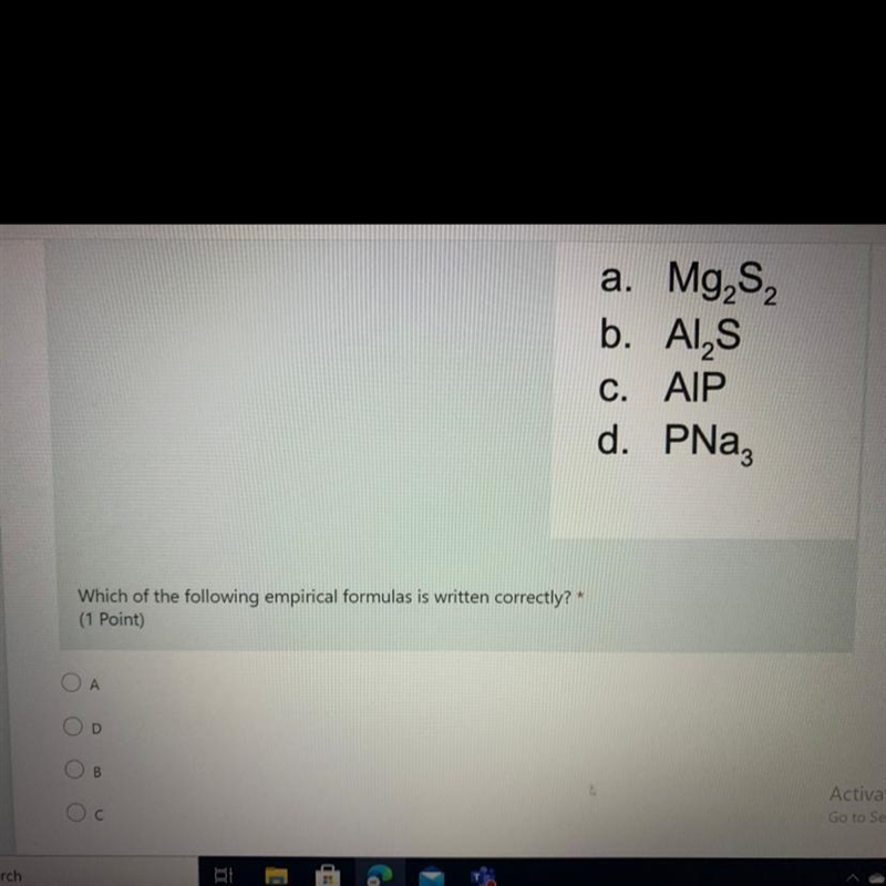 Which of the following empirical formulas is written correctly? *-example-1