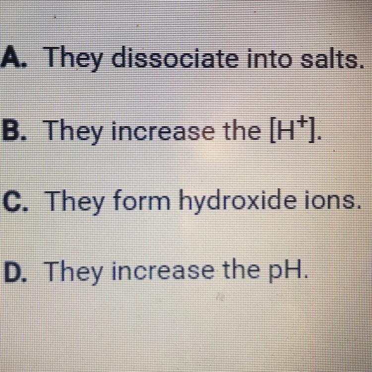 What do acids do in solution?-example-1