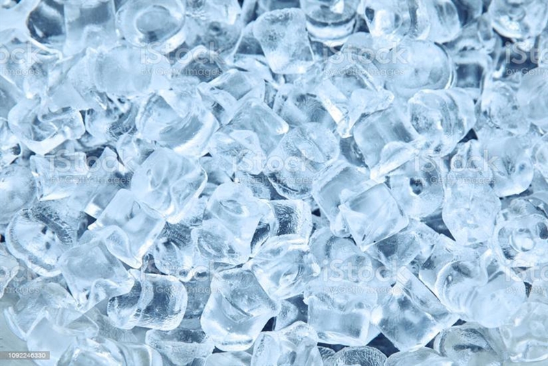 This is an image of ice cubes made of water. Is water (or ice) a mixture or a compound-example-1