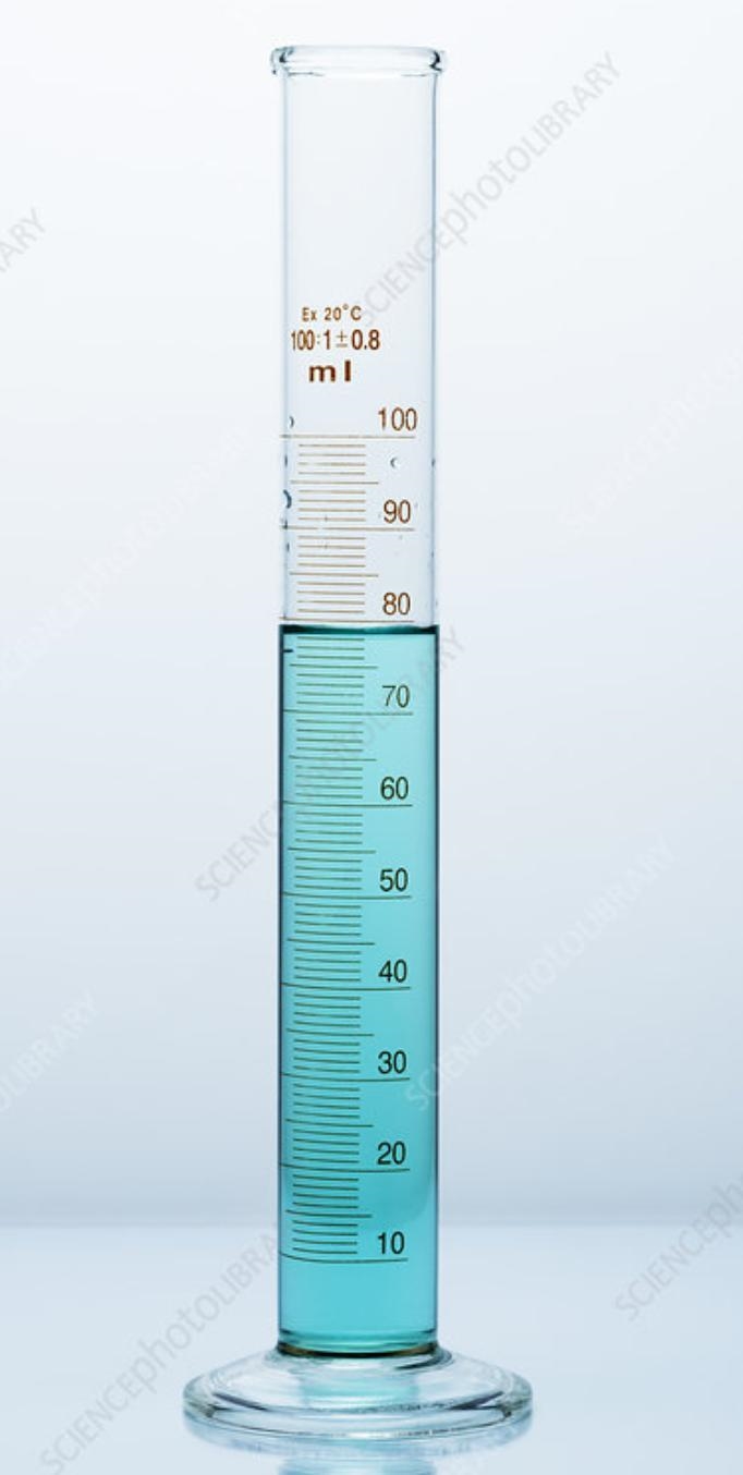 What is the volume of liquid in the graduated cylinder shown below? please i need-example-1