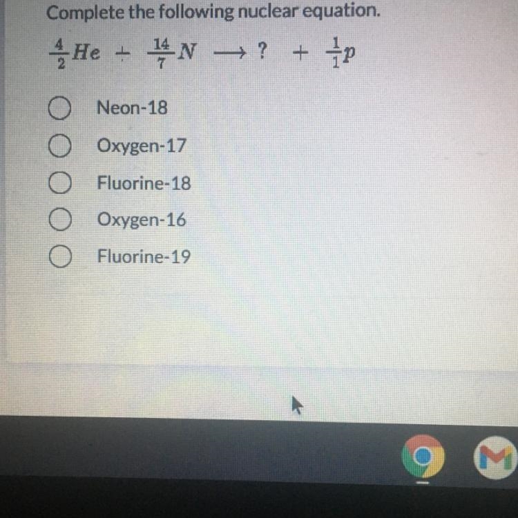 Complete the following nuclear equation.-example-1