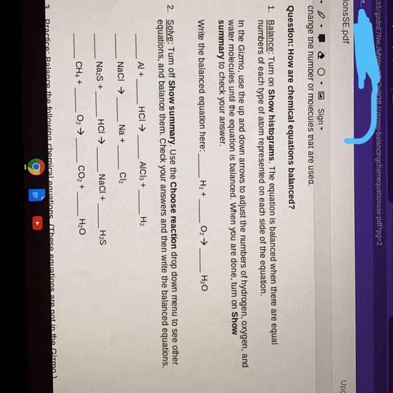 Helpp!! Please it’s balancing equations and I really need help in it it’s so hard-example-1