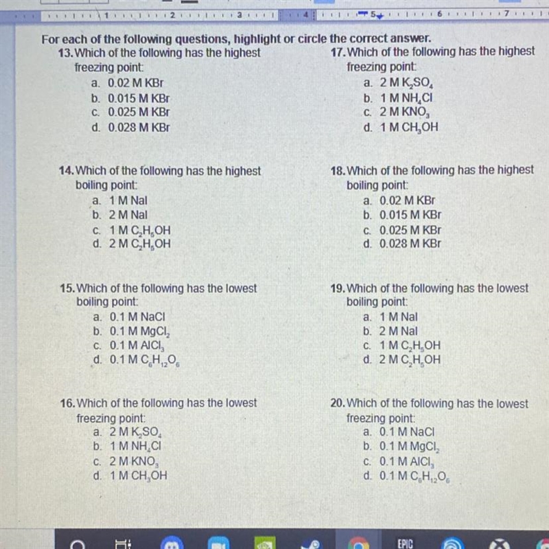 Doing my summer school work right now. Please help me pass I don’t want to take chemistry-example-1