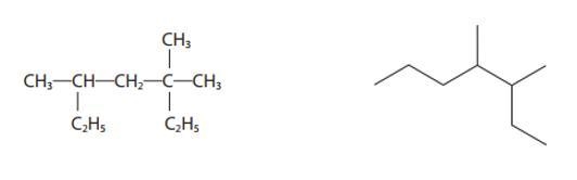 What is the systematic name and molecular formula of these two:-example-1