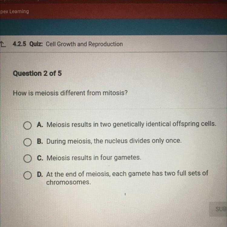 How is meiosis different from mitosis-example-1