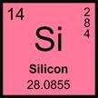 How many protons does silicon have? 28 2 14 28.08-example-1