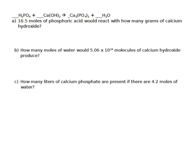 Can someone help me with these stoichiometry problems please!?-example-1