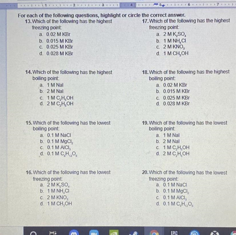 Doing my summer school work right now. Please help me pass I don’t want to take chemistry-example-1