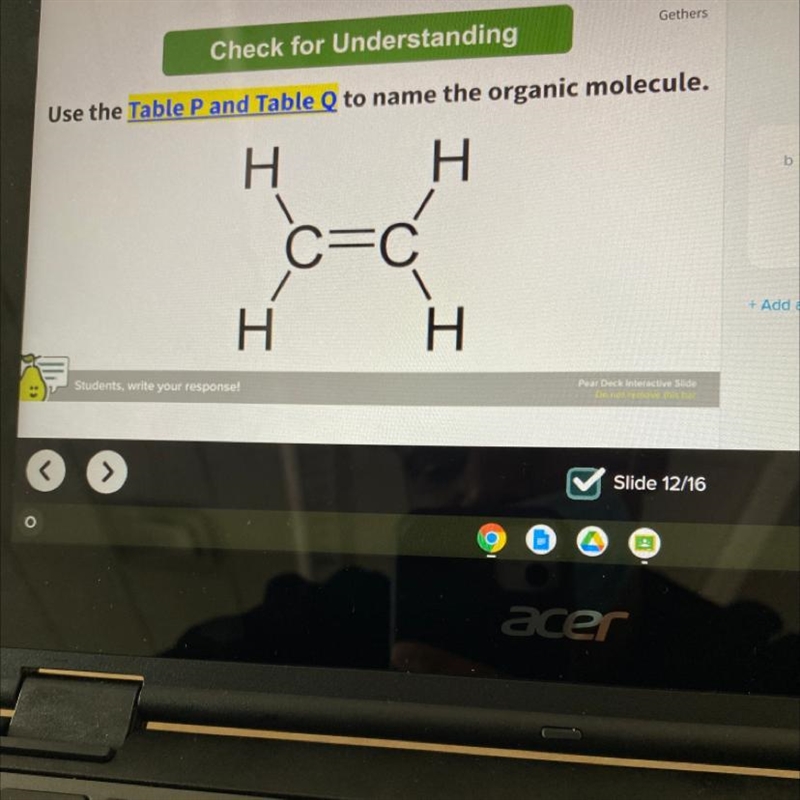 What is the name of this organic molecule-example-1