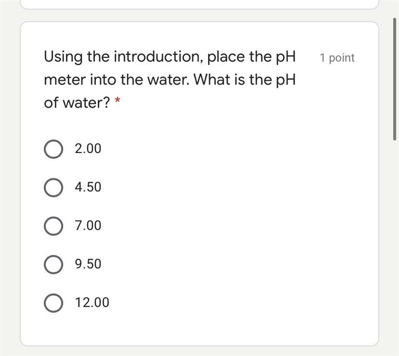 What is the pH of water?-example-1