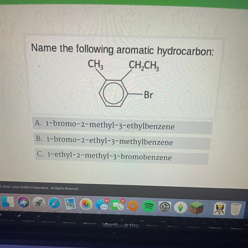 Name the following aromatic hydrocarbon:-example-1