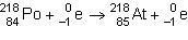 Polonium-218 undergoes beta decay, converting a neutron into a proton. Then the daughter-example-4