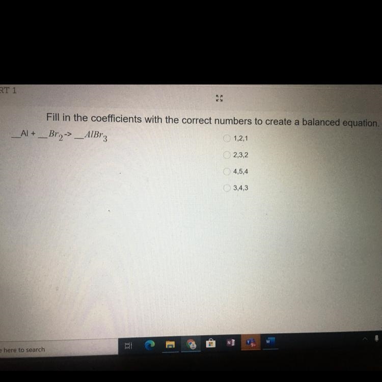 BCL PART < 10 of 25 Fill in the coefficients with the correct numbers to create-example-1