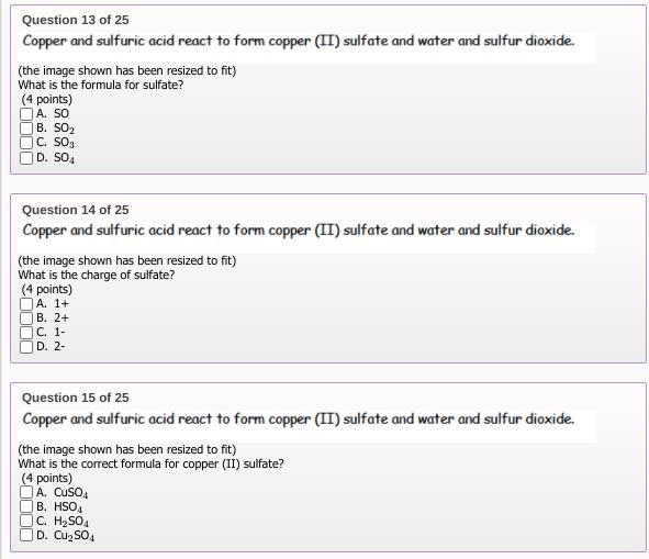 What is the formula for sulfate? What is the charge of sulfate? What is the correct-example-1