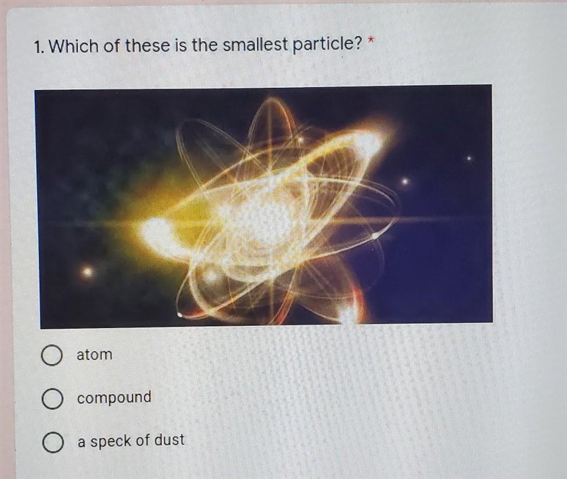 Which of these is the smallest particle ​-example-1