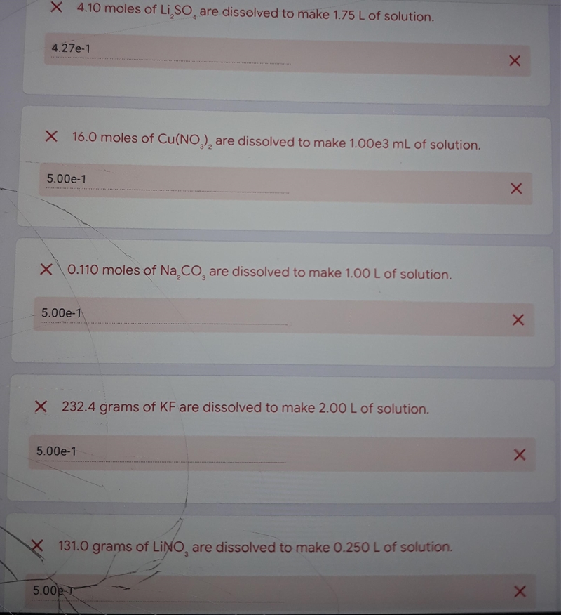 Calculating molarity please help. I've been stressing out so much.-example-1