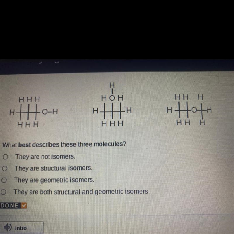 What BEST describes these three molecules?-example-1