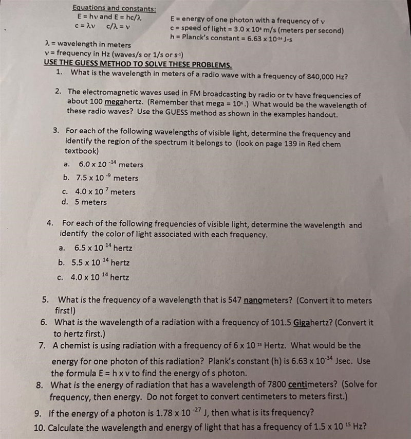 Need help on 1-10. for chemistry-example-1