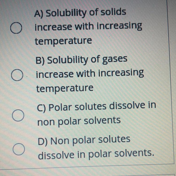 What is correct about solubility of substances?-example-1