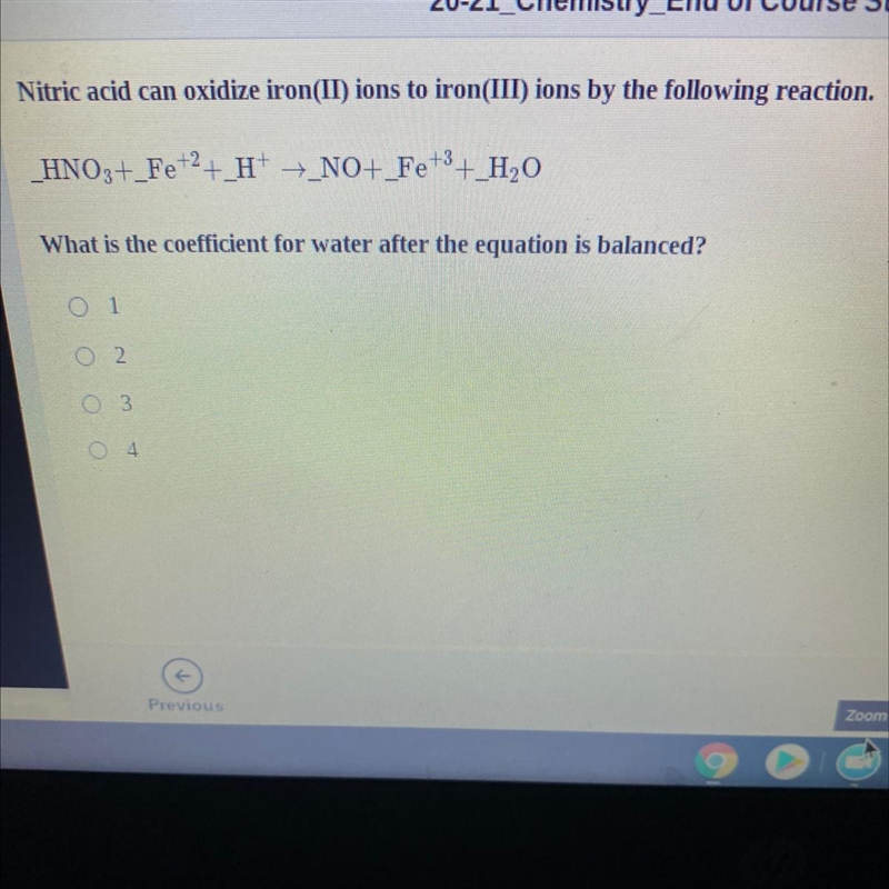 What is the coefficient for water after the equation is balanced?-example-1