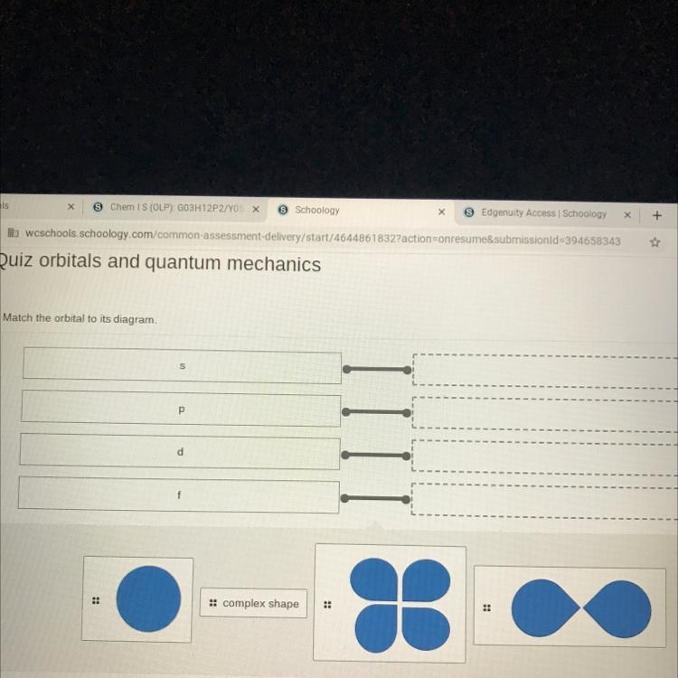 Match the orbital to its diagram.-example-1