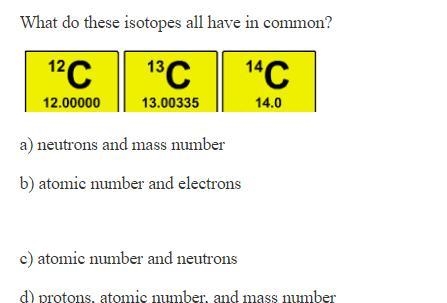 What do these isotopes all have in common?-example-1