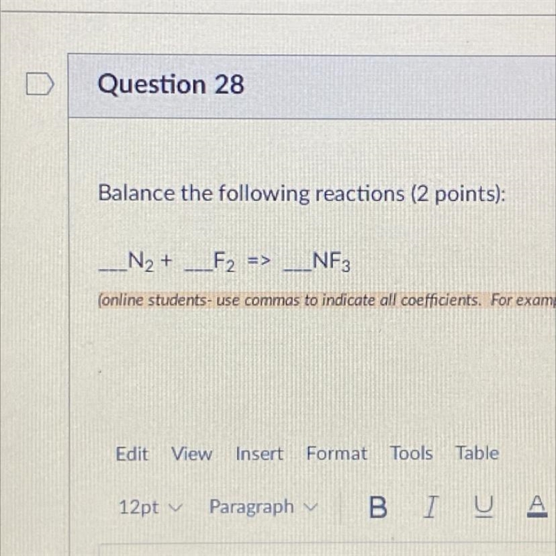 PLS HELP ASAP! just need to balance the equation but i have no idea how pls help meee-example-1